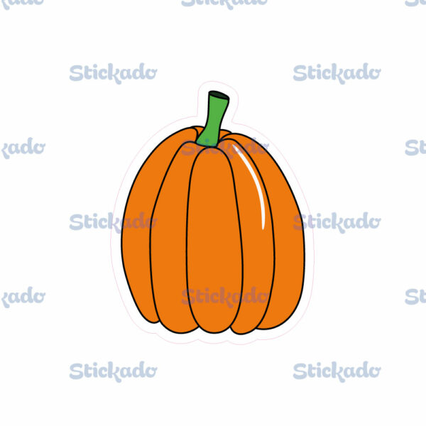 Halloween Sticker - Pompoen 1