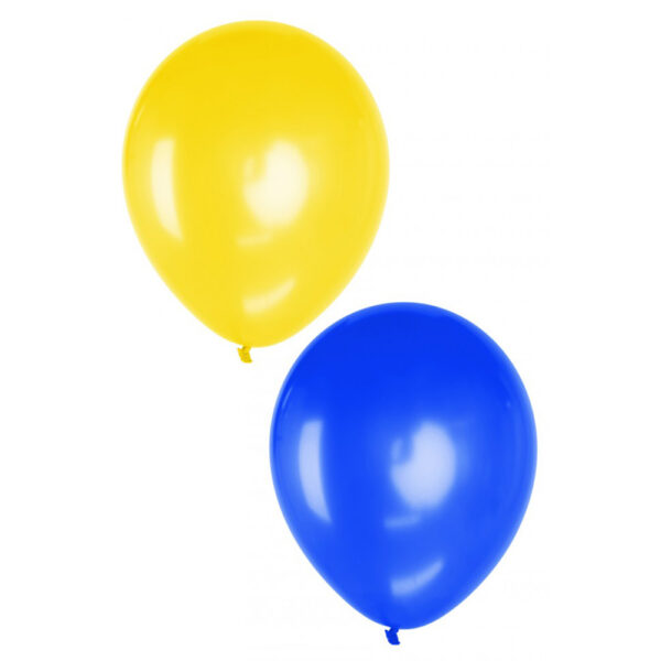 Ballon Geel Blauw Ballenfruttersgat